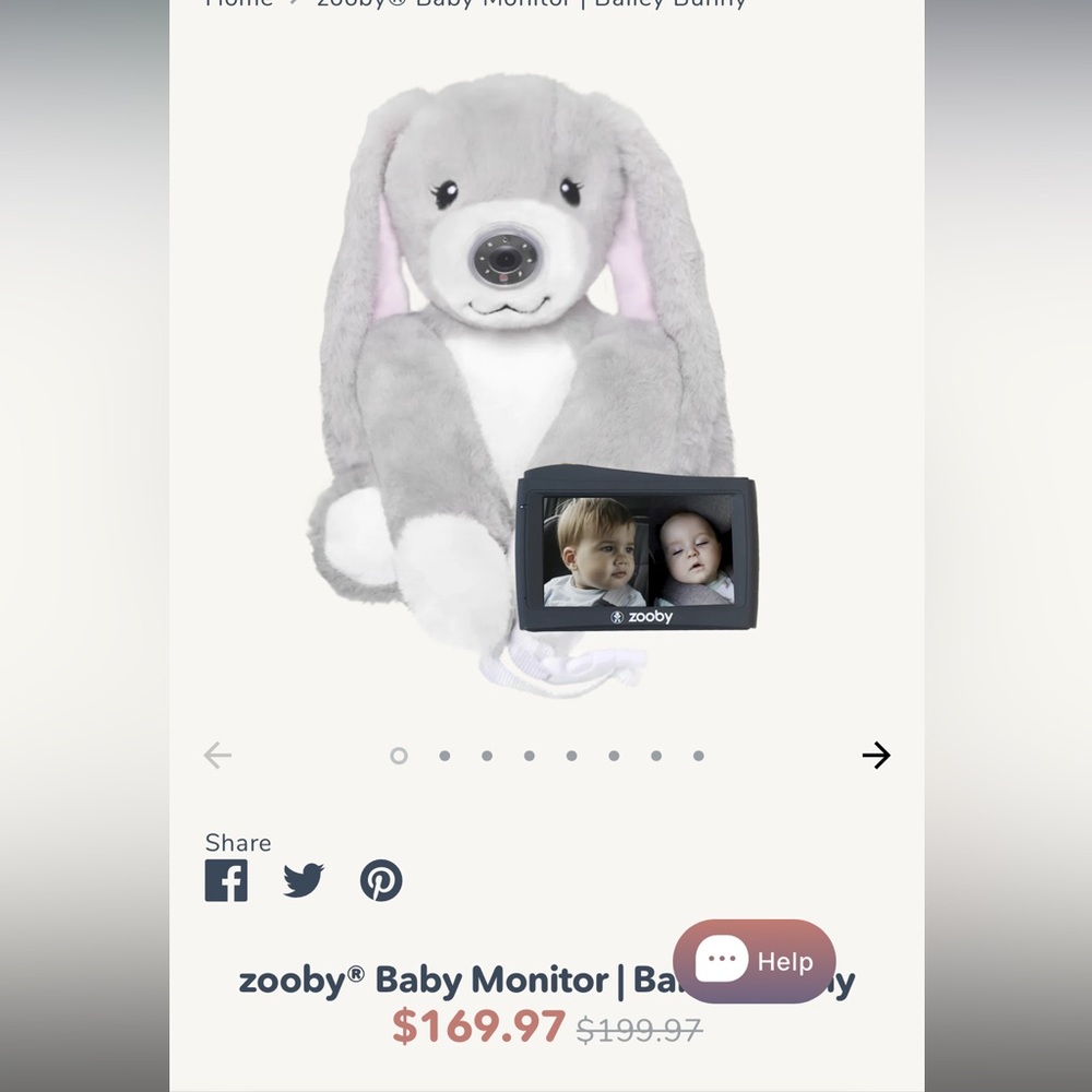 Zooby baby monitor